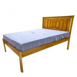 Cama de Casal de Madeira 1,40m Pirâmide