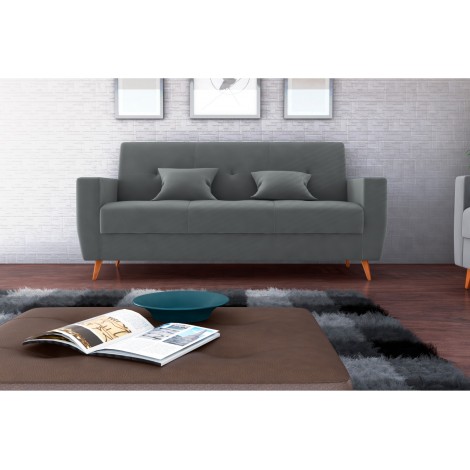Sofa Cama com Bau 3 Lugares Paloma