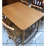 Conjunto de Mesa em Madeira Brisamar 1,10m com 4 Cadeiras Mel