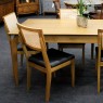 Conjunto de Mesa Premium Tampo Madeira 1,80m com 6 Cadeiras Palhinha