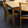 Conjunto de Mesa Premium Tampo Madeira 1,80m com 6 Cadeiras Palhinha