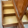 Armário Veneziana Duplex larg. 3,04m 3 portas de correr com espelho alt. 2,53m