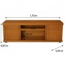 Rack Madeira com 2 Portas 1,70m Parma