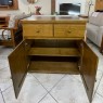 Buffet de Madeira 2 Portas 2 Gavetas Malu 0,90m Imbuia
