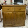 Buffet de Madeira 2 Portas 2 Gavetas Malu 0,90m Imbuia