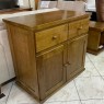 Buffet de Madeira 2 Portas 2 Gavetas Malu 0,90m Imbuia