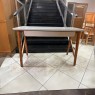 Escrivaninha 1 Gaveta 1,25m Patrícia Off White/Cinamomo