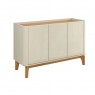 Buffet 3 portas 1,20m Patricia Off White com Cinamomo