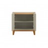 Buffet 2 portas 0,90m Patricia Off White com Cinamomo