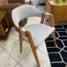 Poltrona Decorativa Braço com Corda Bélgica Bouclé Bege