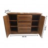 Cômoda Sapateira 2 portas Boleado1,60m