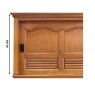 Armário Veneziana Duplex larg. 2,58m 3 portas de correrc com espekho alt. 2,53m