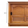 Armário Veneziana Duplex larg. 3,04m 3 portas de correr com espelho alt. 2,53m