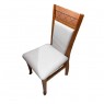 Conjunto de Mesa Esther Extensível 1,40-1,95m Tampo de Vidro Off White com 6 Cadeiras Lia Freijó