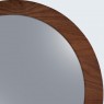 Moldura de Espelho Redondo Decorativo de Madeira 0,55m Fusion Imbuia