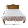 Cama de Casal de Madeira 1,40m Almofadão