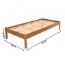 Cama de Casal Madeira 0,90m Turca