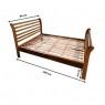 Cama de Solteiro Madeira Gôndola