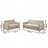 Conjunto Sofá 2 e 3 Lugares Veludo Rony 610 Veludo