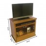 Rack Madeira Com Gaveta Roma 0,90m