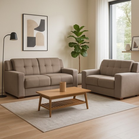 Conjunto Sofá 2 e 3 Lugares Rony 260 Veludo