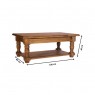 Mesa de Centro Viola 1,00x0,60m