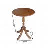 Mesa de Vestir Dina 0,57m Imbuia