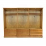 Guarda-Roupa Casal Madeira 6 Portas de Abrir 2,45m 9 Gavetas Camiseiro