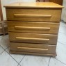 Cômoda Madeira 4 Gavetas Bali Puxador Siciliano Mel