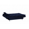 Sofá-Cama Salomé Suede Marrom/Cinza/Bege/Azul