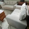 Conjunto de Sofá 3 e 2 Lugares Dourados Linho Bege