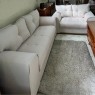 Conjunto de Sofá 3 e 2 Lugares Dourados Linho Bege