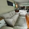 Conjunto de Sofá 3 e 2 Lugares Dourados Linho Bege