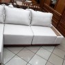 Sofá Living com Chaise 4 Lugares 2,88m Zurique Linho Bege
