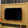 Painel Madeira para TV até 65´ Moldurado Nápoles Mel