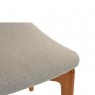 Conjunto de Mesa 1,80m Tampo de Madeira Vênus com 6 Cadeiras Amêndoa