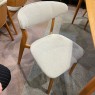 Conjunto de Mesa 1,80m Tampo de Madeira Vênus com 6 Cadeiras Amêndoa