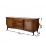 Rack Chile com Painel Viola com Nicho 1,73m