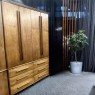 Guarda Roupa Madeira 4 portas abrir 6 gavetas 1,70m Safira Imbuia