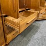 Guarda Roupa Madeira 4 portas abrir 6 gavetas 1,70m Safira Imbuia