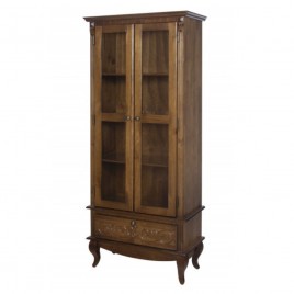 Cristaleira Madeira Country 0,80m 2 Portas 5215 Imbuia