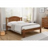 Kit Combo Quarto Grécia Imbuia — Cama Casal 1,40m + Cômoda Sapateira 5 Gavetas 1 Porta1,23m com Pés