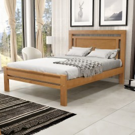 Cama Casal Madeira 1,40m Paris Freijó