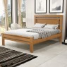 Combo Quarto Casal Dublin + Paris Freijó — Guarda-Roupa 2,42 m 3 Portas de Correr com Espelho + Cama Casal 1,40 m em Madeira