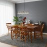 Conjunto de Mesa Madeira 1,60m com 6 Cadeiras Corupixá Mel