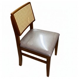 Cadeira em Madeira Palhinha Natural Inglaterra Mel Linho