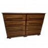 Cômoda de Madeira 8 Gavetas 1,60m Malu Imbuia