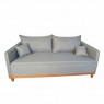 Sofá 3 Lugares Living 1,80m Portugal Linho Cinza