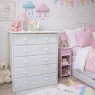 Cômoda Lucy 0,83m 4+2 Gavetas Cor Branca