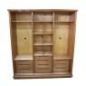 Guarda-Roupa Casal Madeira 2,60m 3 portas de correr branca Stilo